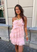 Women's ruffle-tier mini summer dress