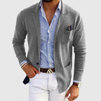 Men's button-front formal blazer