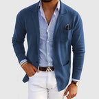 Men's button-front formal blazer
