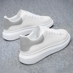 Men's lace-up platform low-top sneakers