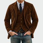 Men's notch lapel two-piece blazer