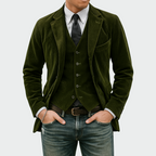 Men's notch lapel two-piece blazer