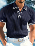Men's short sleeve polo shirt