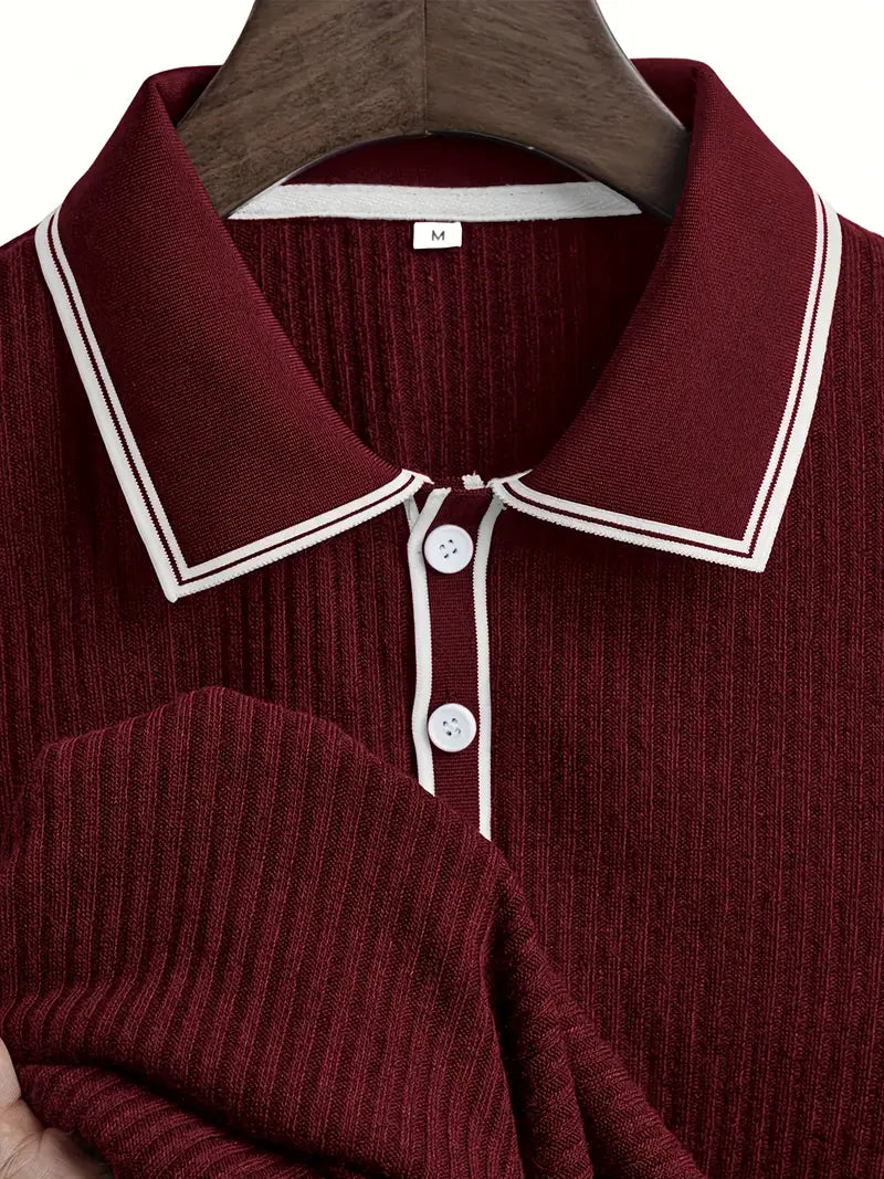 Men's short sleeve polo shirt