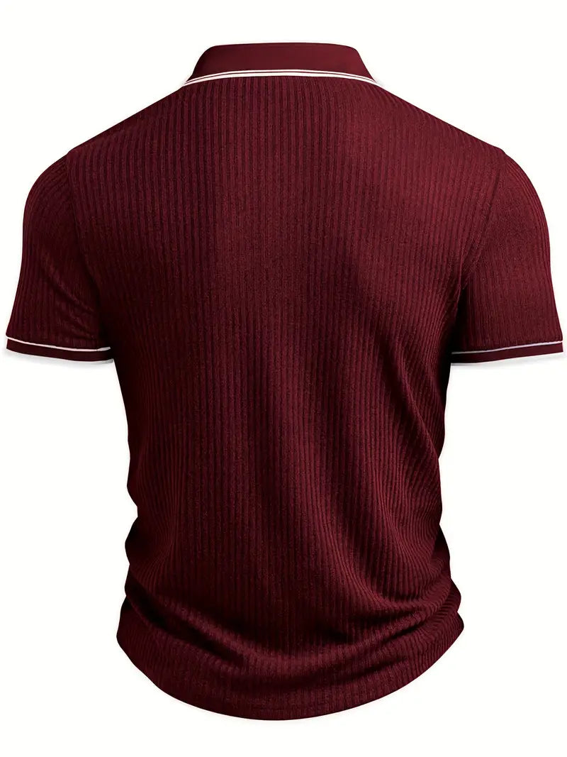 Men's short sleeve polo shirt