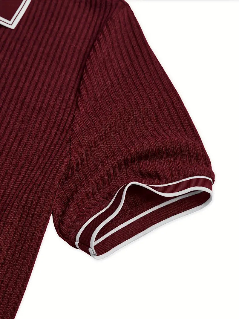 Men's short sleeve polo shirt
