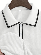 Men's short sleeve polo shirt