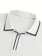 Men's short sleeve polo shirt