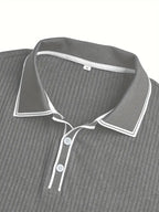 Men's short sleeve polo shirt