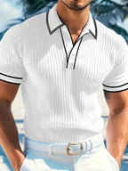 Men's short sleeve polo shirt
