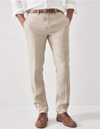 Men's straight leg casual trousers