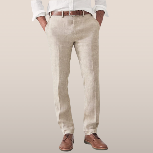 Men's straight leg casual trousers