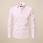 Men's fitted long sleeve casual shirt