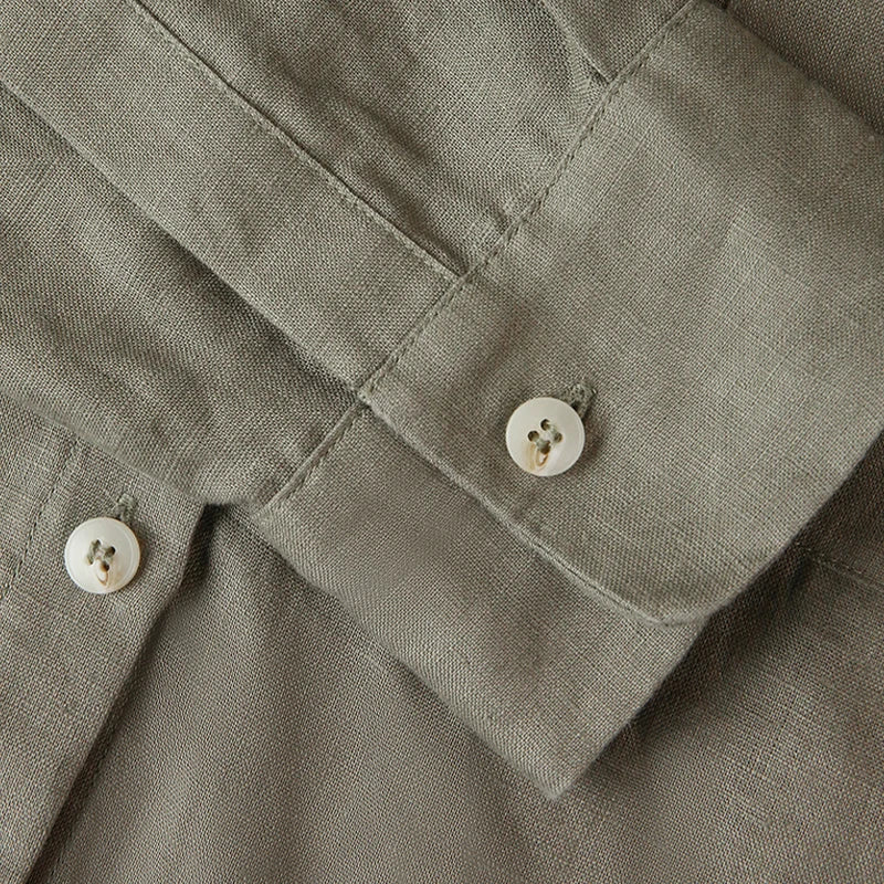 Women's cropped oversized long sleeve shirt