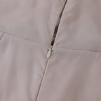 Women's draped v-neck maxi cocktail dress