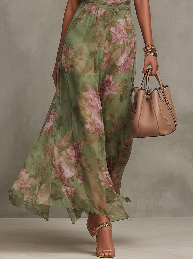 Women's halter formal maxi dress
