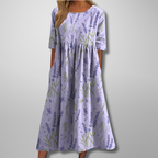 Women's short sleeve formal maxi dress