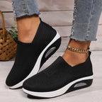 Women's slip-on platform casual sneakers