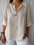 Women's v-neck summer blouse