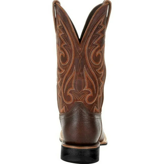 Women's western embroidered mid-calf cowboy boots