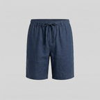 Men's drawstring straight summer shorts